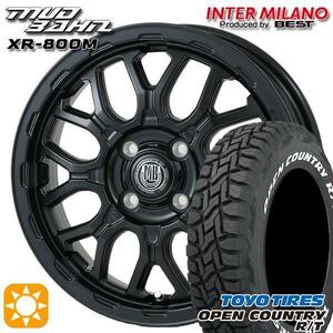 師岡 新品 サマータイヤセット マッドバーンXR-800M 15x4.5J 45 4H100 TY COUNTRY R/T 165/65R15インチ タフト等