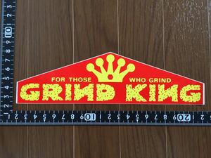 レア!! 80s GRIND KING ハンガーロゴ ステッカー 新品 デッドストック グラインドキング オールド ビンテージ スケートボード トラック ①