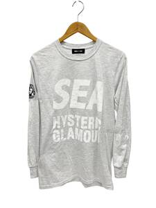 WIND AND SEA ウィンダンシー×HYSTERIC GLAMOUR ヒステリックグラマー 19AW 長袖Tシャツ L/S カットソー 初期コラボ WDS HYS-04 S 白/028