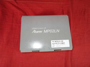 NEC　Aterm MP02LN (PA-MP02LN-SW) LTEモバイルルーター　メタリックシルバー 【未使用品】 複数在庫　レターパック配送8