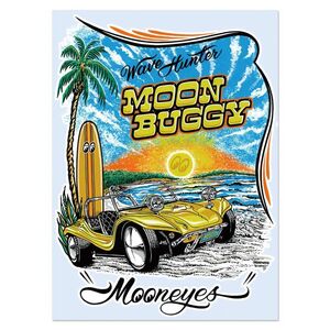 送料90円　MOON Wave Hunter ステッカー [DM248]　MOONEYES