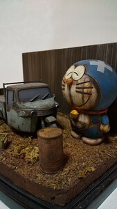 ドラえもん×ダイハツオート三輪 完成品 塗装済み完成品