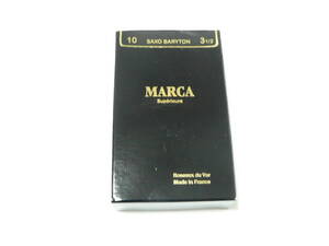 MARCA SUPERIEURE バリトンサックス用リード・3-1/2・フランス製・10枚セット・未使用品