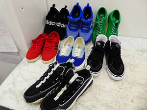 ☆ スニーカー シューズ まとめ VANS クルキッド SK8-Hi 500714 Adidas ミズノ など 7点おまとめ 1円スタート ☆