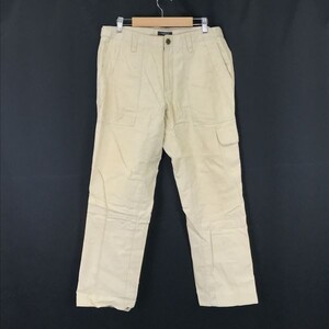 三陽商会★バーバリー/BURBERRY★スラックスパンツ【Mens size -82/股下70cm/ベージュ/beige】Pants/Trousers◆BH116-b