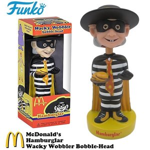 送料無料【HAMBURGLAR・ハンバーグラー】※《ボビングヘッド》　アメリカン雑貨　フィギュア　FUNKO社製　McDonald