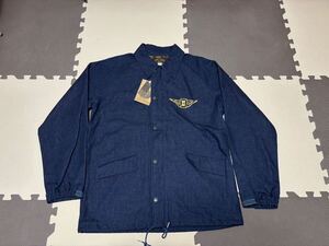 【新品・タグ付き】WESTRIDE ウエストライド RUGGED DENIM WINDBREAKER 検）Vise challenger バイカー コーチジャケット デニムジャケット