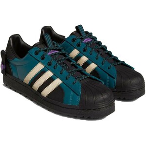 29㎝ アディダス スーパースター 黒/白/緑/紫 GW5919 adidas SUPERSTAR アウトドア