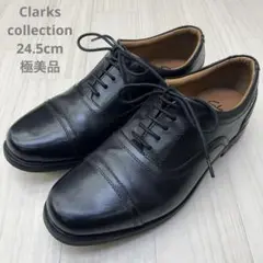 ■ 極美品 Clarks クラークス レザー ビジネス シューズ 24.5 黒