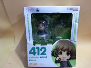 T【ソ6-44】【60サイズ】▲未開封/ねんどろいど 412 ガールズ&パンツァー 秋山優花里/フィギュア/※外箱傷み有