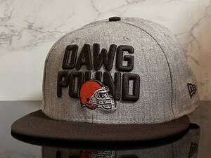 【未使用品】143QA★NEW ERA ニューエラ 59FIFTY×NFL ドッグ・パウンド DAWG POUND ロゴキャップ 帽子 CAP《Size 7 3/4・61.5㎝位》