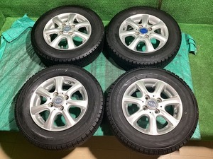 BS FEID 13x4JJ +45 4H PCD100 イエローハット アイスフロンテージ 145/80R13 22年製 スタッドレスタイヤ・アルミホイール 4本セット Y7 EM