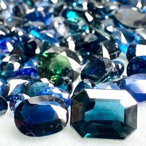 1円〜!!〔天然サファイアおまとめ170.5ct〕j 約34.1g ルース 裸石 宝石 sapphire コランダム jewelry ジュエリー w4 た70