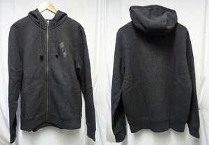 アウトレット!!　ハーレーダビッドソン　アパレルセール　96556-17VM　 HOODIE-CRACKLE 03,GRY　長袖パーカー　Lサイズ　　