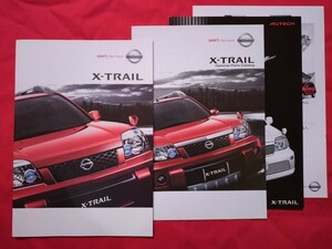 ♪送料無料【日産　エクストレイル】カタログ　2003年6月　NT30/PNT30/T30 NISSAN　X-TRAIL　S/X/GT 4WD/2WD