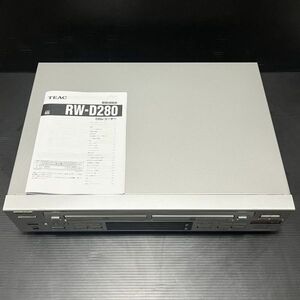 【極上美品★動作品】TEAC ティアック RW-D280 ダブルデッキ CD レコーダー RC-781 プレーヤー ティアック TASCAM RW-D250 の兄弟機