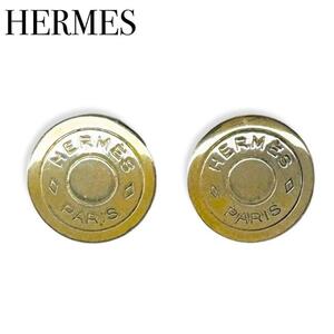 HERMES エルメス セリエ クリップ式 イヤリング レディース ゴールド