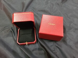 ■Cartier ジュエリーケース　リングケース　指輪ケース　 ボックス 空箱 BOX リング用　指輪用　cc■カルティ