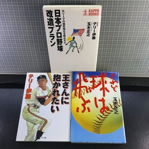 同梱OK■★【テリー伊藤&玉木正之3冊まとめてセット】『日本のプロ野球改造プラン』『王さんに抱かれたい』『されど球は飛ぶ』