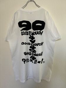 希少 GOODENOUGH グッドイナフ プリントTシャツ 日本製 90s 最初期デザイン アーカイブ 半袖Tシャツ