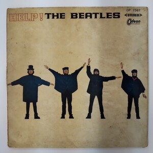 g133 THE BEATLES ビートルズ Help! LP レコード 国内盤 赤盤 Odeon