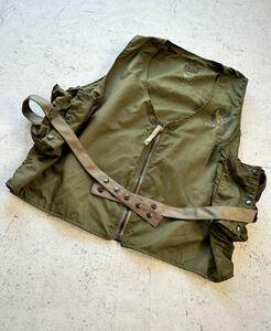 50s “ US.AIR FORCE ” BLUE ANCHOR / E-1 RADIO VEST OLD VINTAGE 米軍実物 ラジオベスト エアフォース オールド ミリタリー ビンテージ