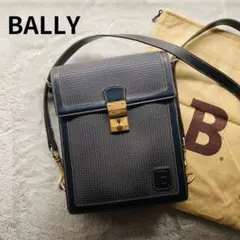 BALLY バリー ショルダーバッグ ビジネスバッグ ラバー レザー 斜め掛け