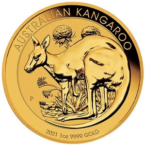 [保証書・カプセル付き] 2021年 (新品) オーストラリア「カンガルー」純金 1オンス 金貨