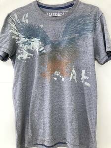 AMERICAN EAGLE OUTFITTERS 半袖Tシャツ/サイズXS アメリカンイーグル アウトフィッターズ グレー☆古着　