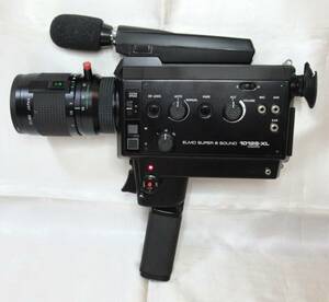 【シャッターOK！】ELMO / エルモ　SUPER 8 SOUND 1012S-XL　8ミリフィルムカメラ　シネカメラ　ELMO ACTION MIKE EC-204