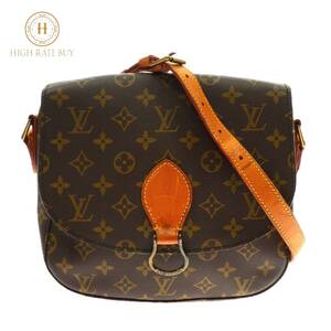 1円スタート LOUIS VUITTON ルイヴィトン サンクルーGM M51242 TH0970 モノグラム ショルダーバッグ ゴールド金具 斜め掛け ブラウン