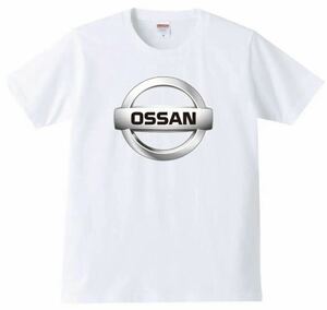 【送料無料】【新品】OSSAN Tシャツ パロディ おもしろ プレゼント 父の日 メンズ 白 Mサイズ