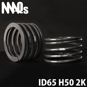 MAQs ID65 H50mm 2K 2本 送料無料 ヘルパースプリング 車高調