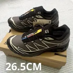 新品 Salomon XT-6 GTX グレー 26.5cm