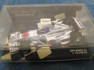 1/43 MINICHAMPS 2000年 BARホンダ02#22 J ・ビルヌーブ