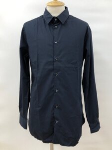 ジョルジオアルマーニ GIORGIO ARMANI 43/17 ネイビー ワイシャツ イタリー製 美品 2408WR037