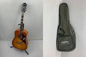 91-KK172-170c Epiphone エピフォン Dove Pro / VB エレアコ アコースティックギター ソフトケース付き