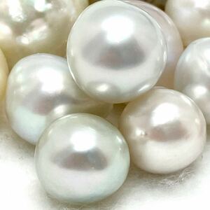 ［南洋白蝶19点おまとめ250ct］m 重量約50g 約10.0-14.0mm珠 pearl パール 本真珠 バロック ジュエリー jewelry 裸石 宝石 pearl