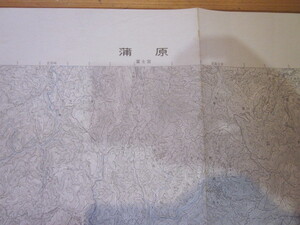 古地図　蒲原　2万5千分の1地形図◆昭和47年◆静岡県