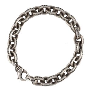 【中古】 CHROME HEARTS クロムハーツ ラージ ペーパーチェーンブレスレット 7inch SV925 7インチ 24007572 RS