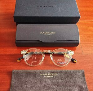 最高級*イタリア製★「OLIVER PEOPLES/オリバーピープルズ」伝説の大人気作・OV5186・ボストン・メガネフレーム/鼈甲/クリア眼鏡