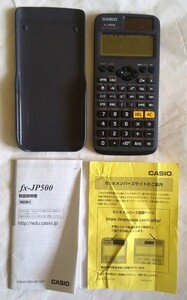 関数電卓 カシオfx-JP500 取扱説明書つき★CASIO 