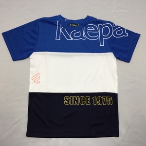 【送料無料】【新品】Kaepa ジュニア半袖Tシャツ（吸水速乾加工） 　140　 ブルー★182101