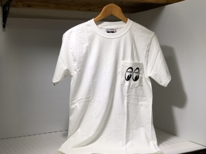 Sサイズ MOON Classic Eyeshape Logo Tシャツ QTM002WH 検）ムーン アイズ エクイップド 半袖 ロン トレーナー パーカー ポロ シャツ