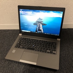 【即決】★送料無料★TOSHIBA 東芝★R63/PS★第5世代i7★Core i7-5500U★メモリ16GB★SSD128GB★13.3インチ★HDMI★WEBカメラ★