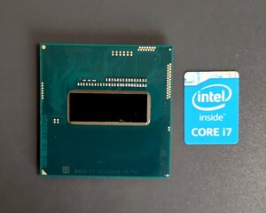 Intel Core i7-4710MQ 2.5GHz 第4世代 4コア8スレッド SR1PQ FCPGA946 動作確認済 主にノートパソコン用 xx271A