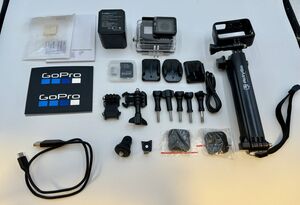 GoPro HERO7 Black 三脚 防水ケース バッテリー３つ セット　(J282)