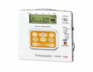 【中古 良品】 Panasonic パナソニック　SJ-MR220　ホワイト ポータブルMDレコーダー MDLP対応　(shin