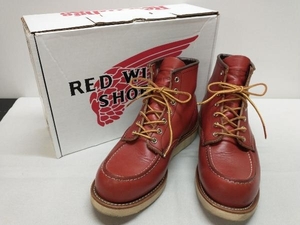 RED WING IRISH SETTER 6’ MOC-TOE 8875 ワークブーツ レースアップブーツ 犬タグ復刻 レザー メンズ 27.0cm USA9E ブラウン USA製 箱あり