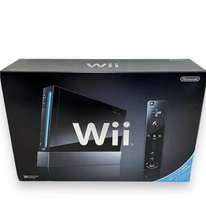 未使用 Wii BLACK 本体 ゲーム機